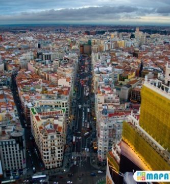 Mapa turistico Madrid
