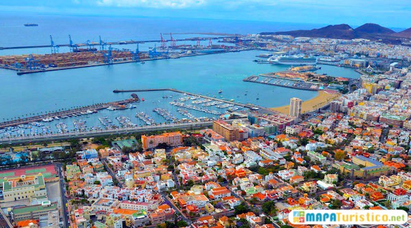 Mapa turístico comunidad autonoma de Canarias