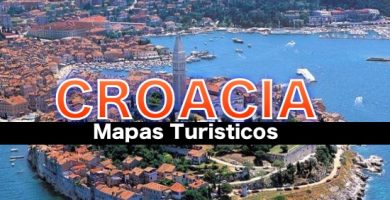 Mapas turisticos de Croacia