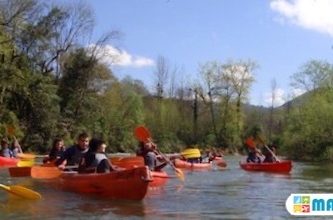 Descenso del Sella en canoa