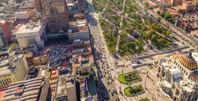 ciudad de Mexico desde el aire