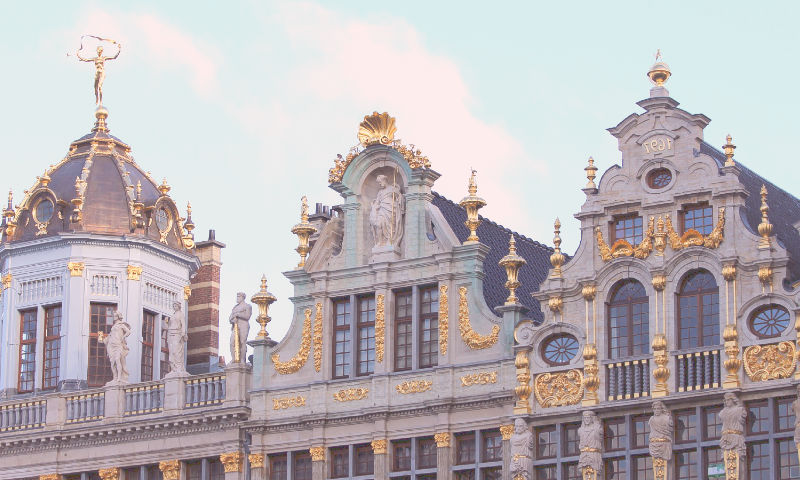 edificios históricos centro de bruselas