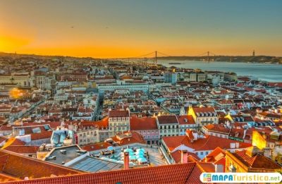Lisboa mapa turístico