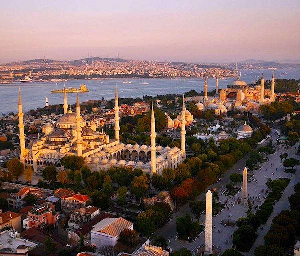 mapa turistico de Estambul
