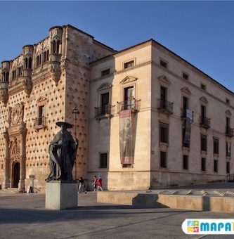 mapa turistico palacio de los duques del infantado