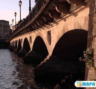 mapa turistico puente burgo romano