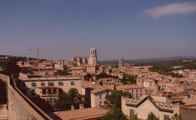Girona desde el aire