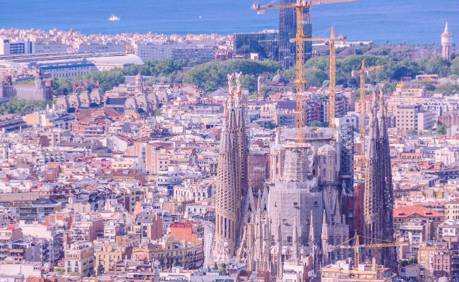 Barcelona vista aerea