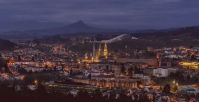 Santiago de Compostela desde el aire